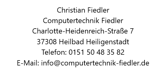 Kontaktinformationen von web-elements.eu als Grafik